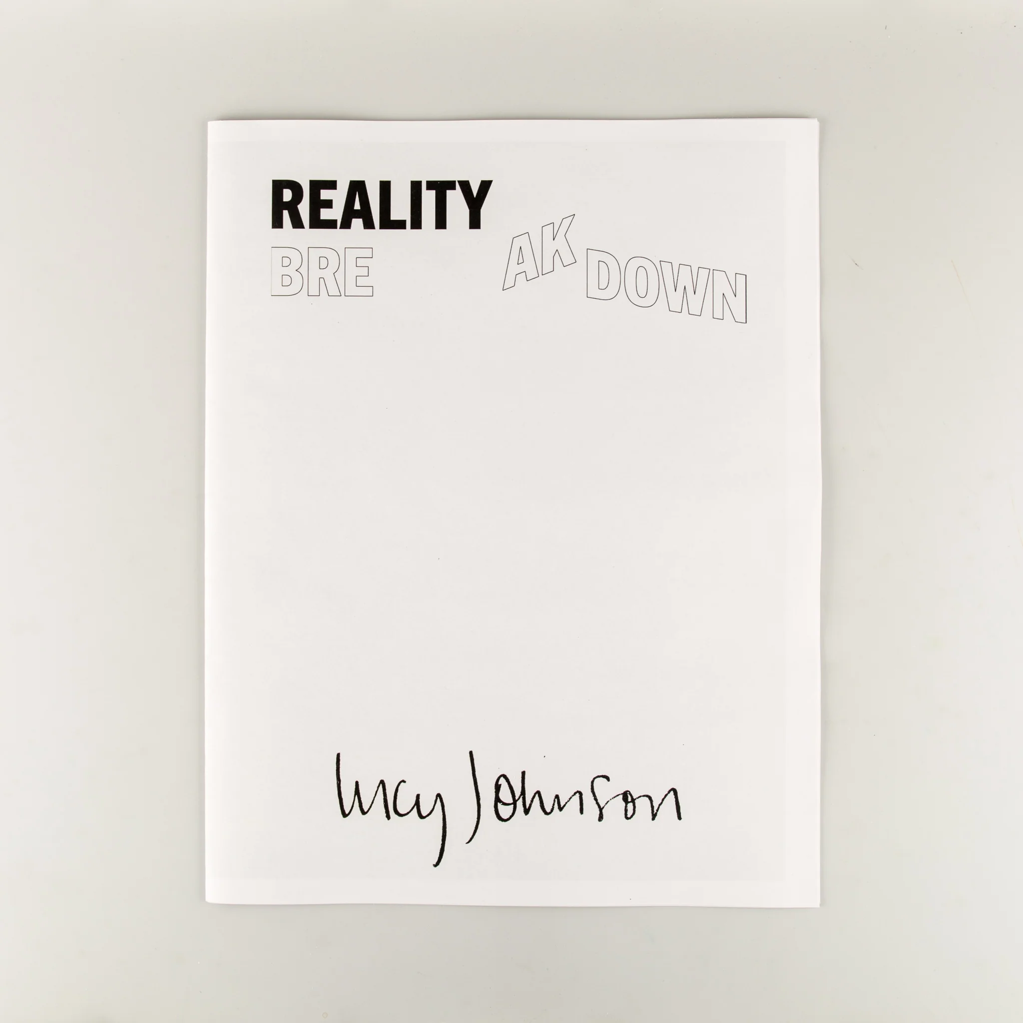 Reality Breakdown